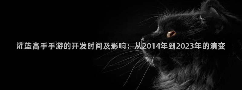 恒盛娱乐下载：灌篮高手手游的开发时间及影响：从2014年到2