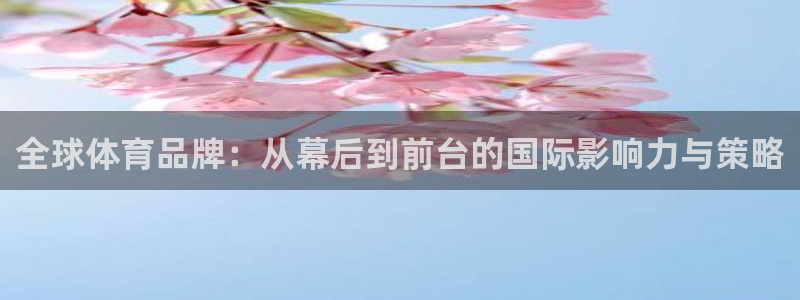 77体育app下载官网：全球体育品牌：从幕后到前台的国际影响力与策略